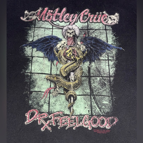 MÖTLEY CRÜE DR. FEEL GOOD SHIRT
SIZE LARGE - Picture 4 of 5